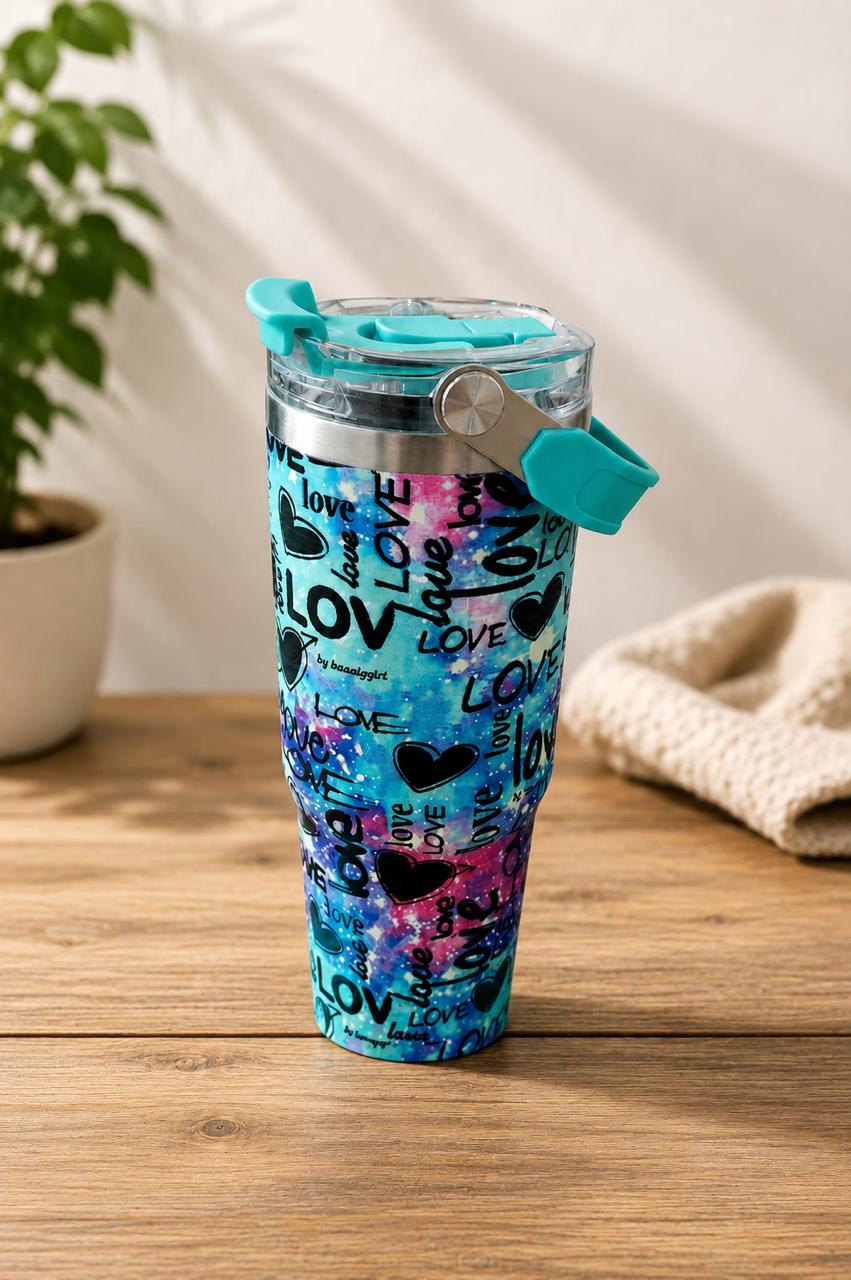 Vaso termico de acero inoxidable love
