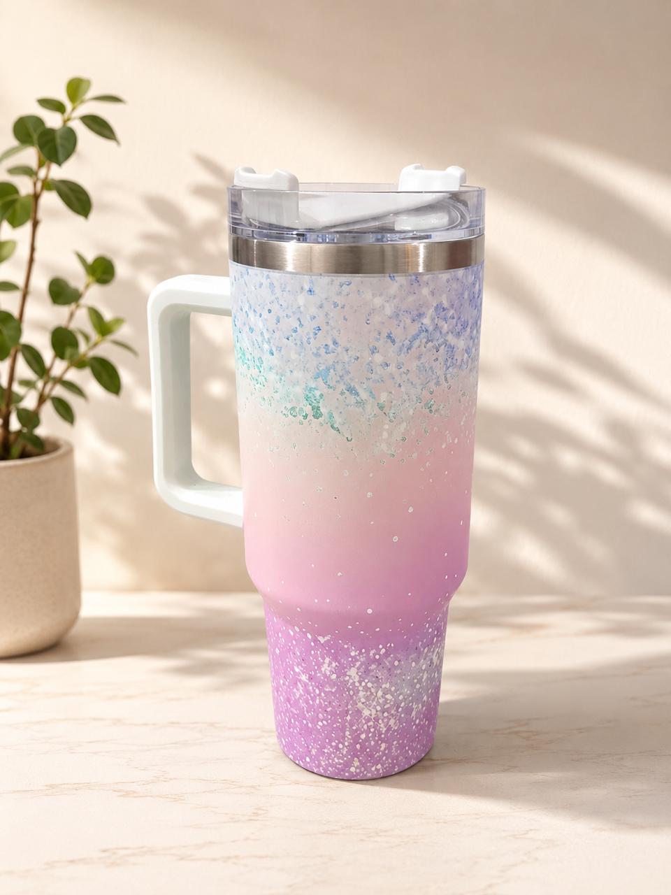 Vaso térmico de acero inoxidable con bombilla