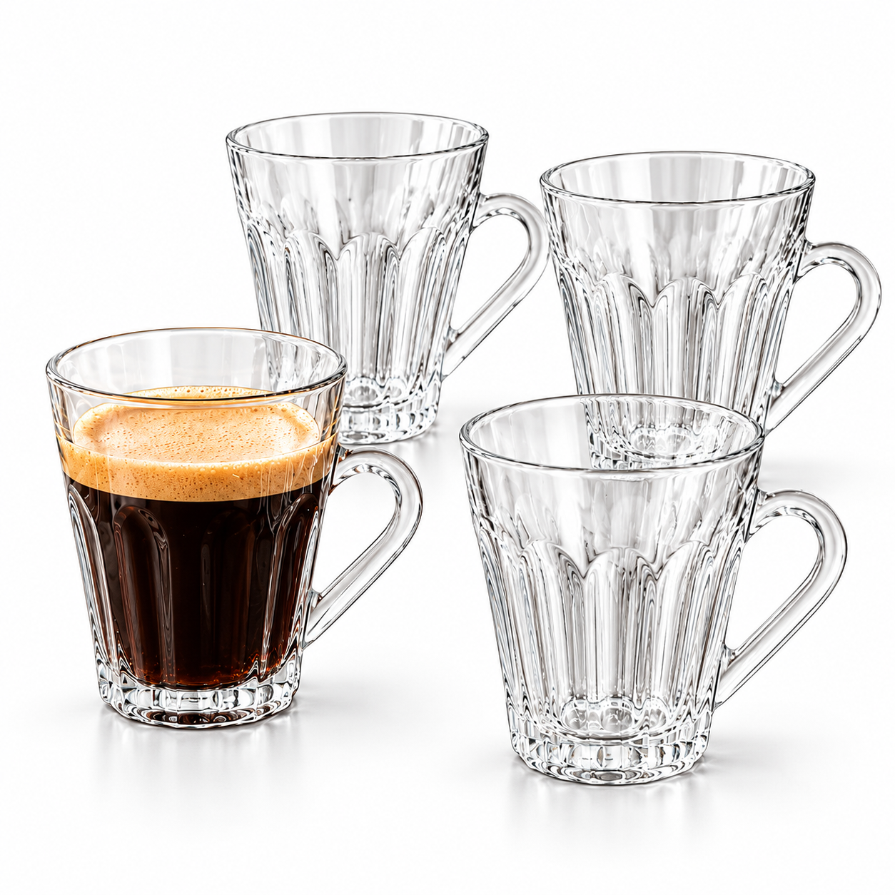 Set x6 Jarros de Vidrio para Café Buenaventura