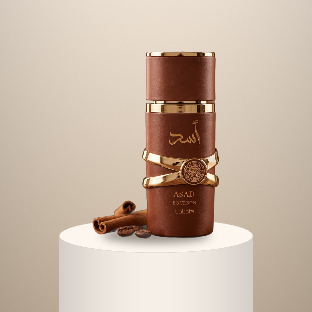 Perfume arabe Asad lattafa bourbon 50ml marron