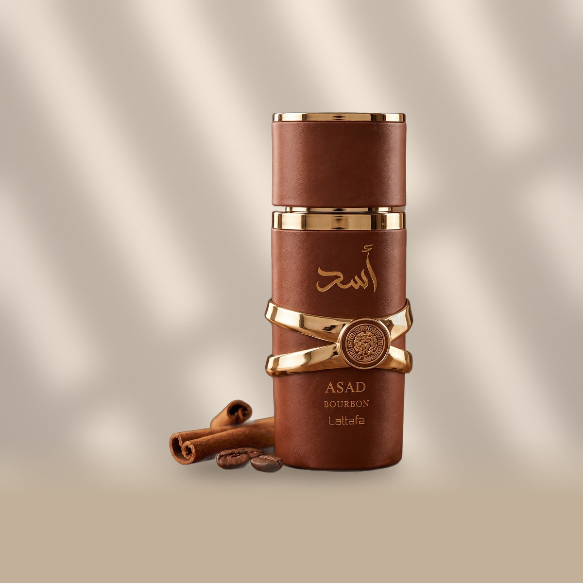 Perfume arabe Asad lattafa bourbon 50ml marron