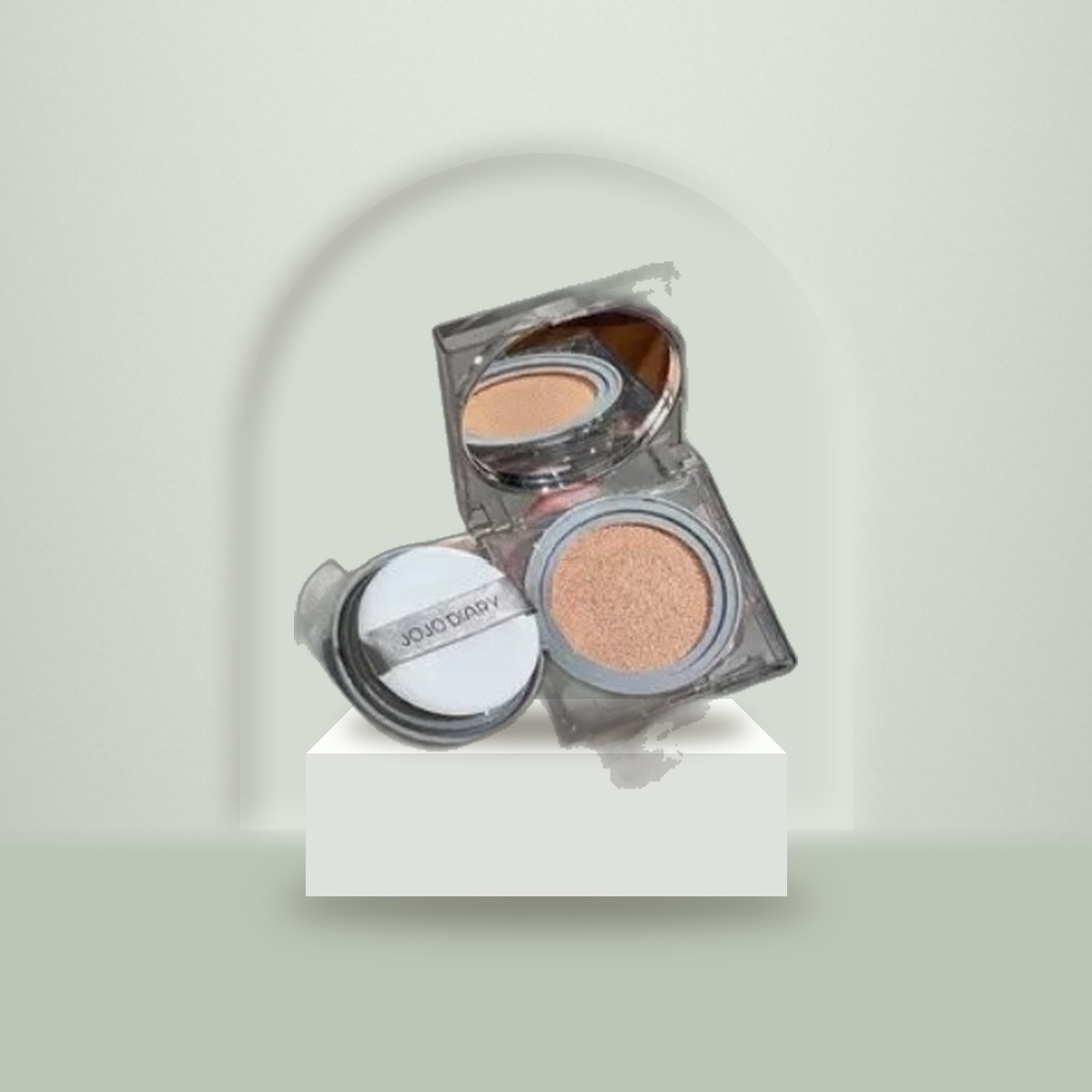 Base Cushion Hidratante Jojo Diary con 2 Esponjas