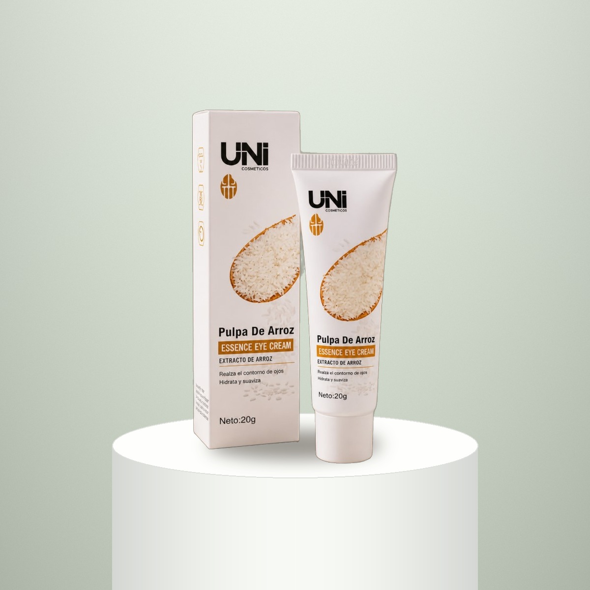 contorno de ojos extracto de arroz uni 20g