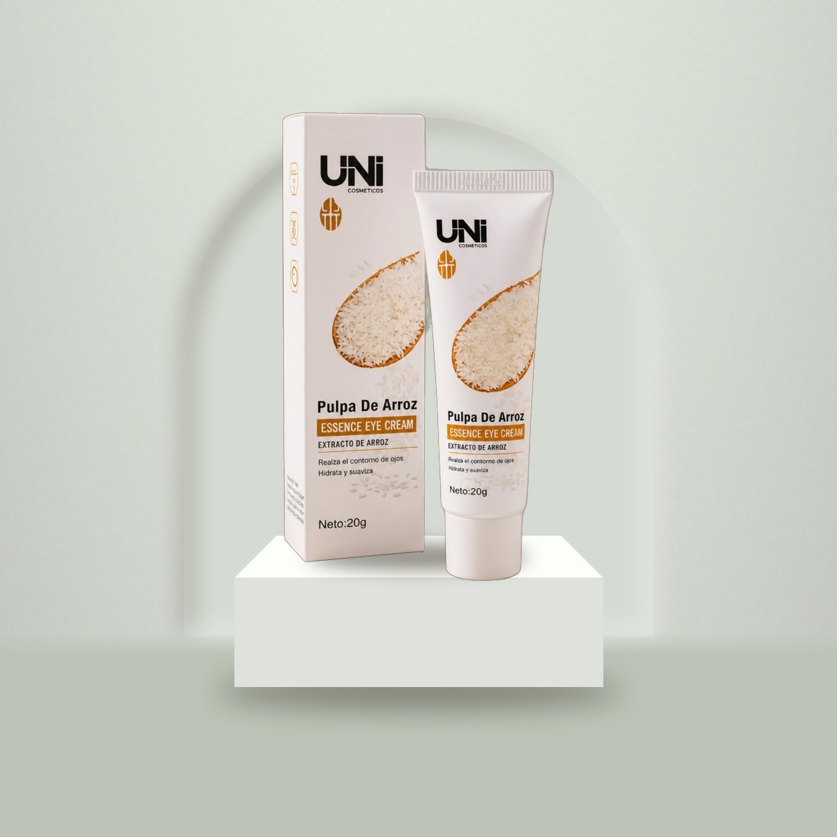contorno de ojos extracto de arroz uni 20g