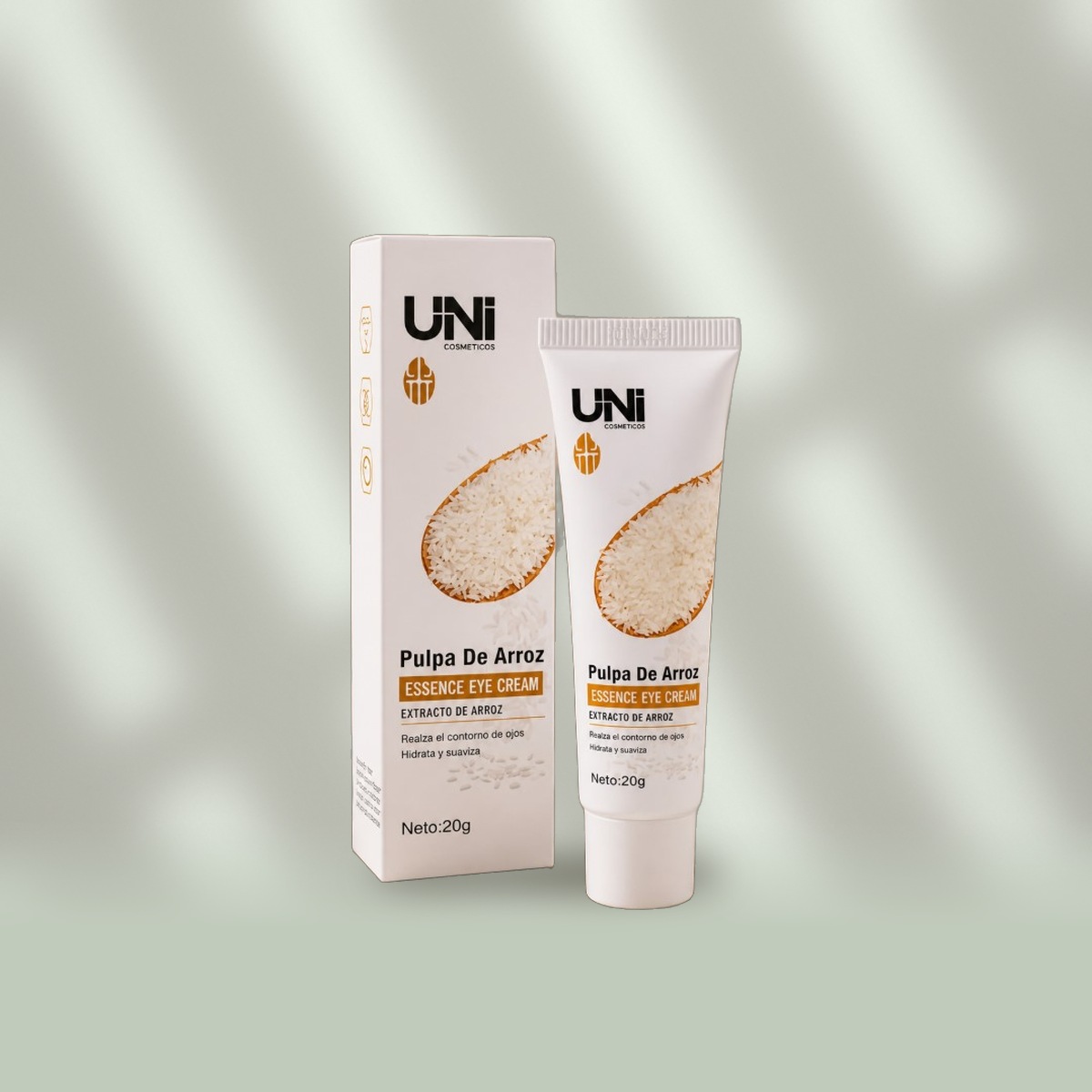 contorno de ojos extracto de arroz uni 20g
