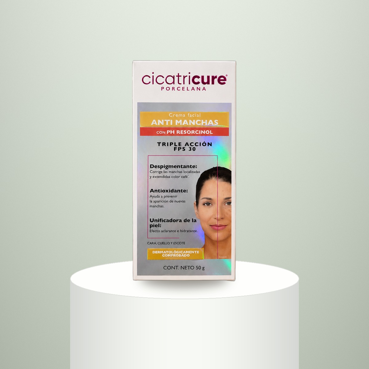 Crema Antiedad Protector Fps 30 Cicatricure Porcelana 50g