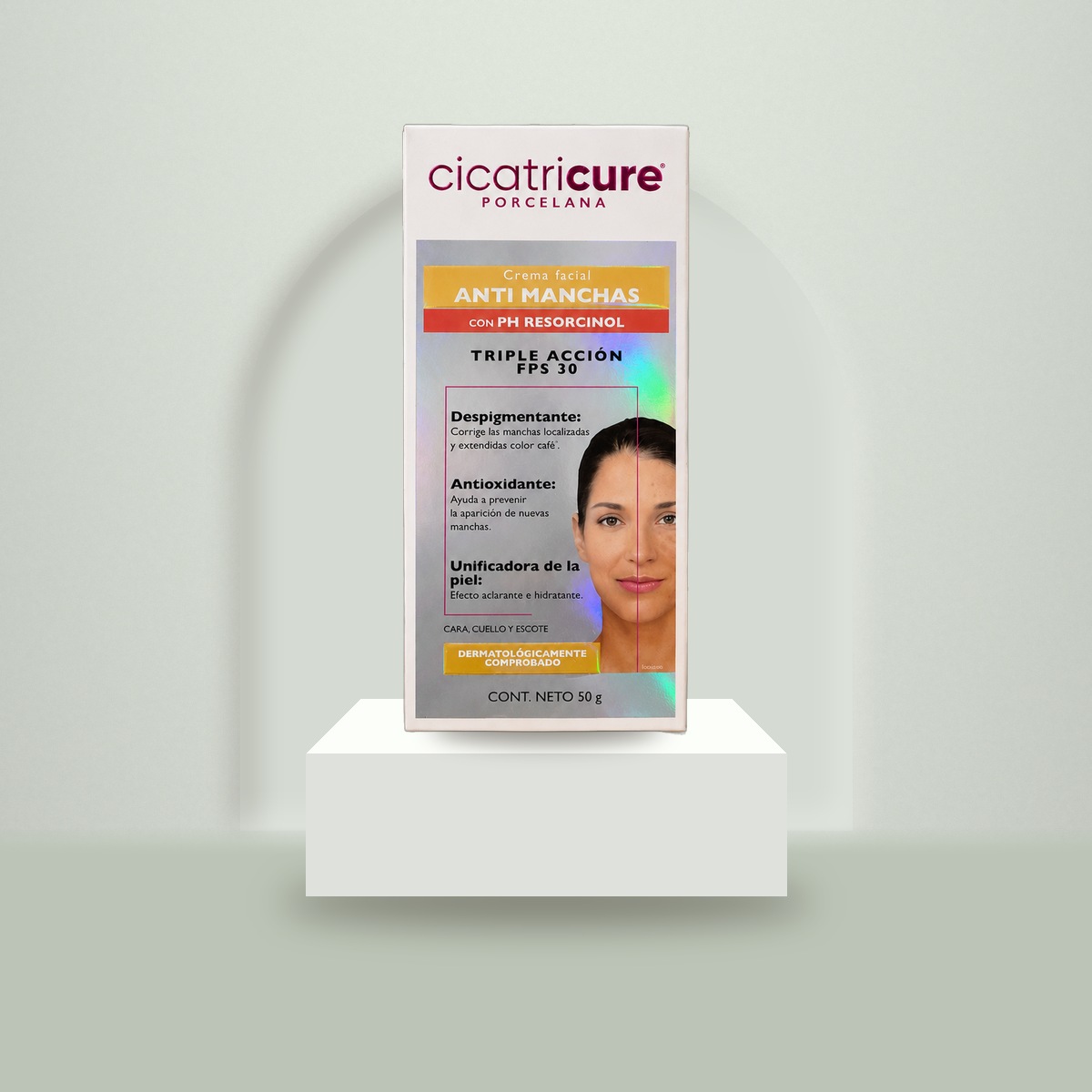 Crema Antiedad Protector Fps 30 Cicatricure Porcelana 50g