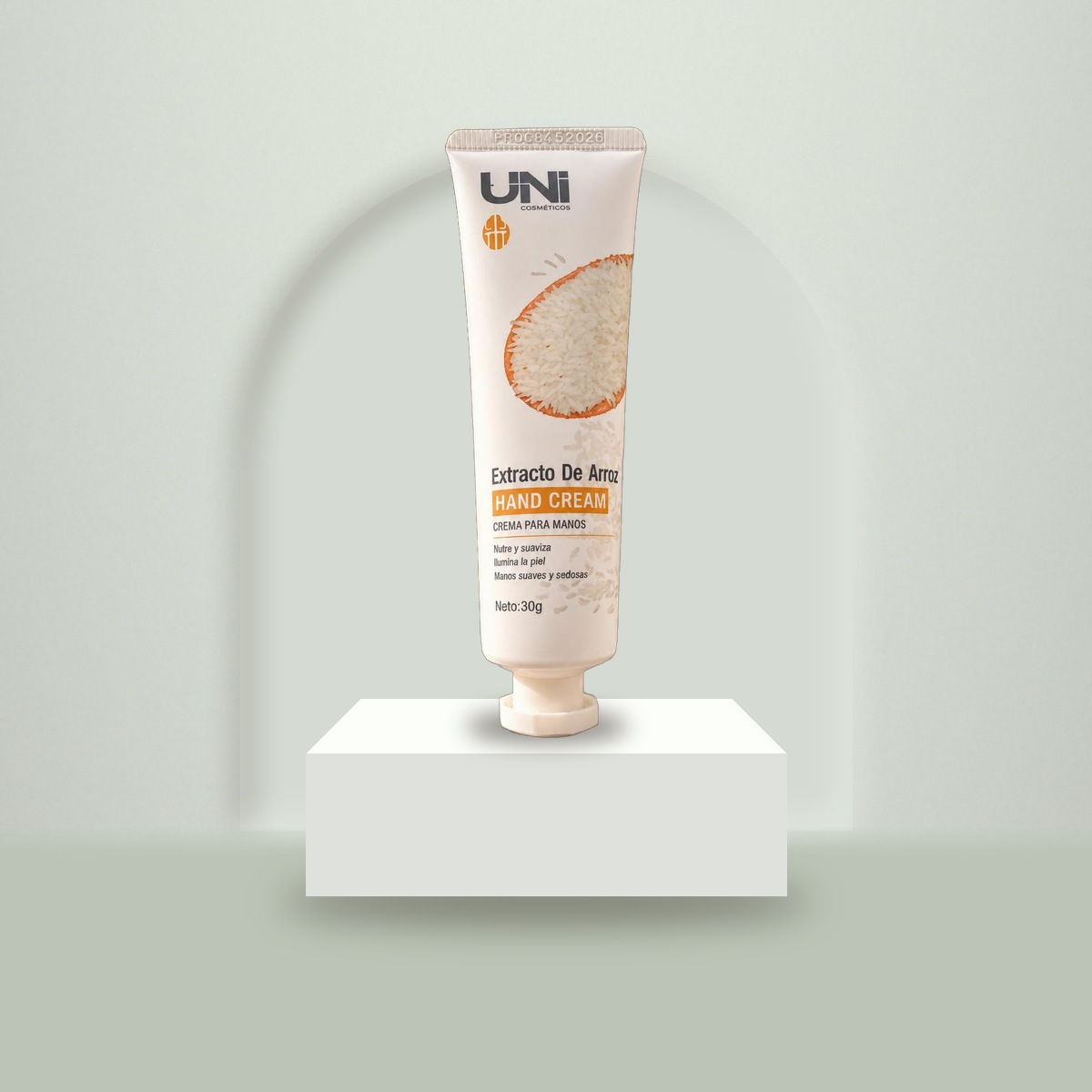 Crema de Manos UNI con Extracto de Arroz 30g