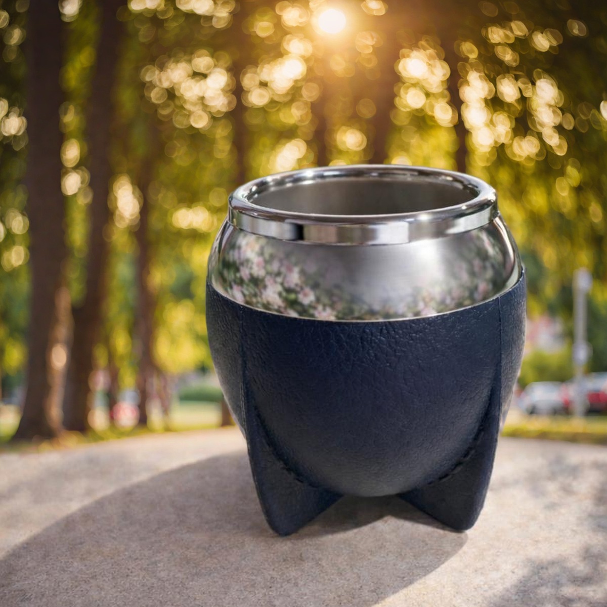 Mate con bombilla