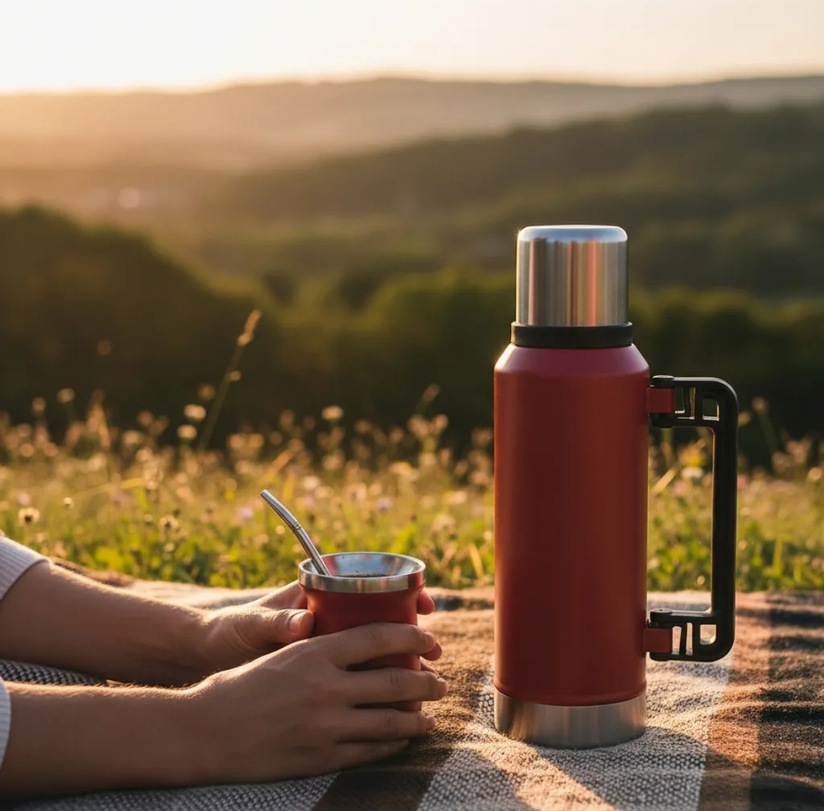 Termo con mate