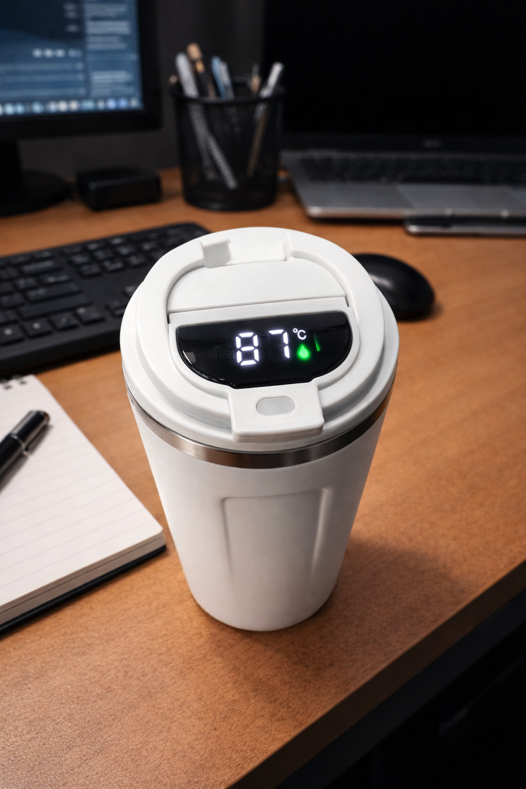 Vaso de medidor de temperatura coffee