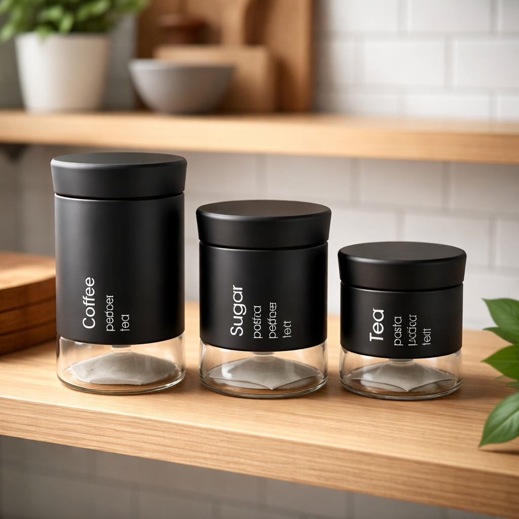 Frascos en juego de 3