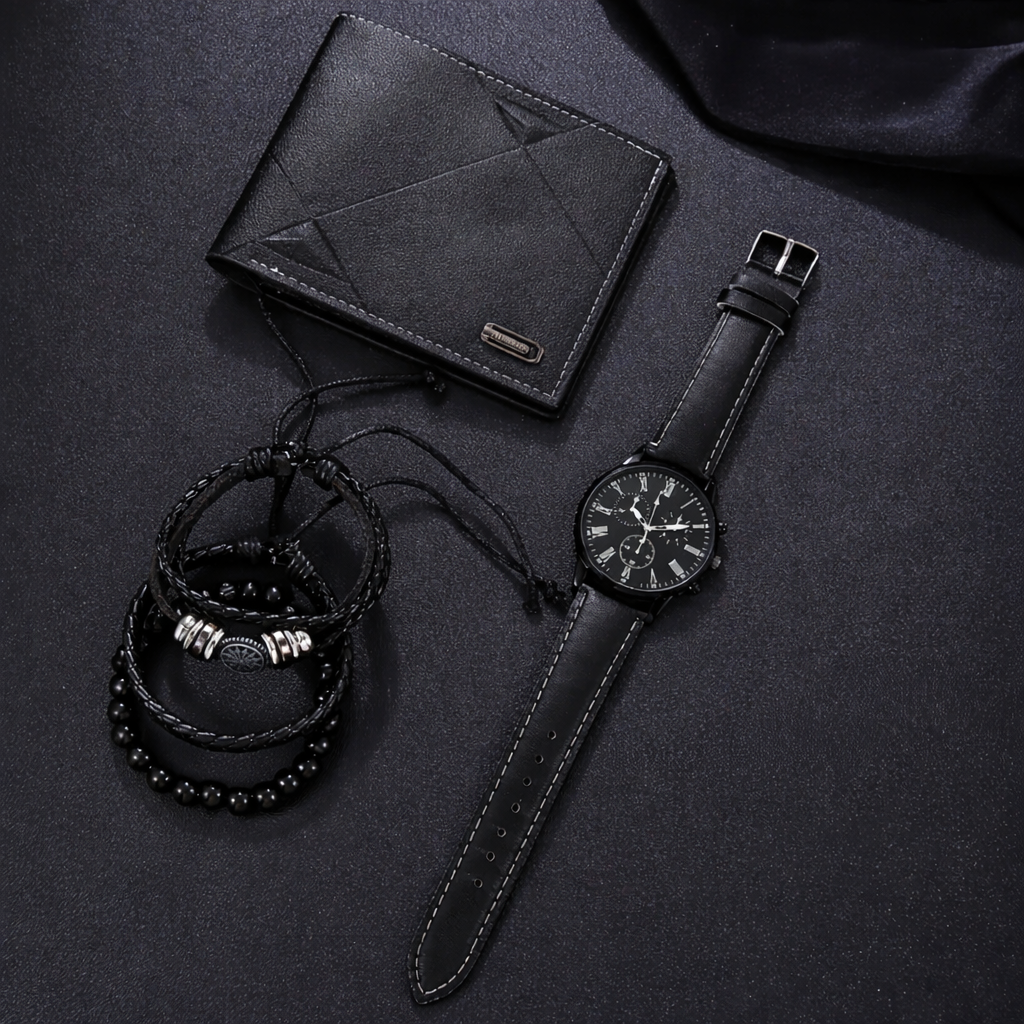 billetera con accesorios