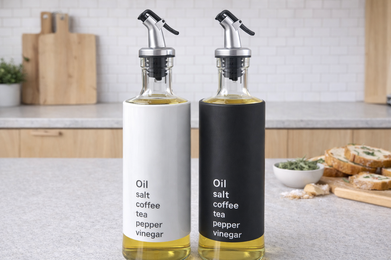 Aceite de vidrio grande