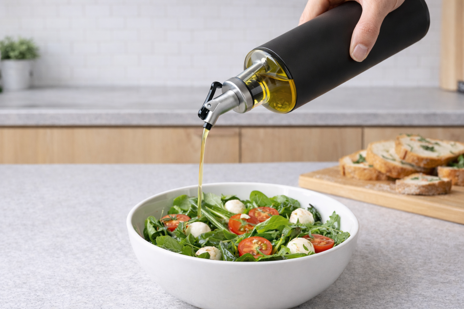 Aceite de vidrio grande